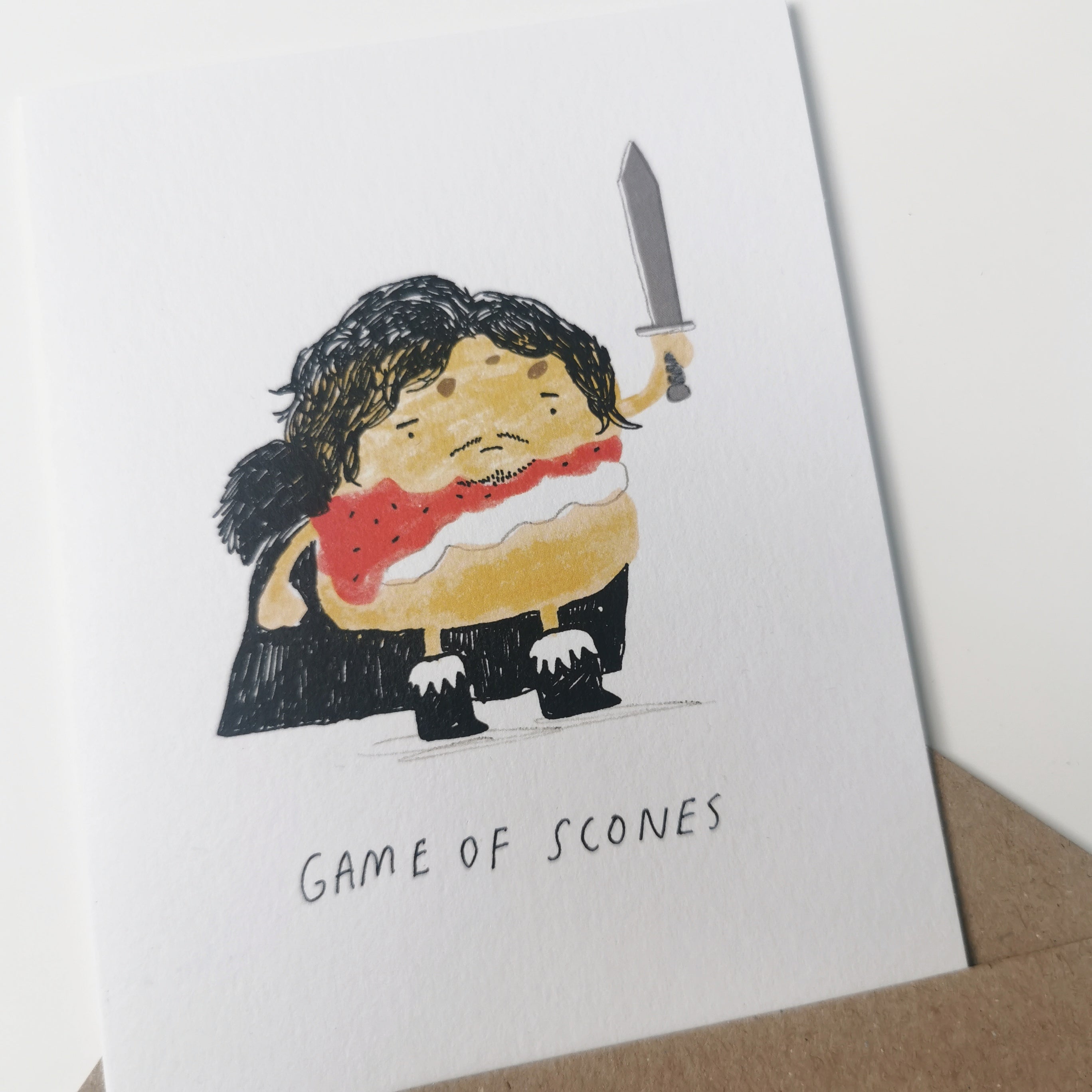 Grußkarte "Game of Scones" von Ohh Deer